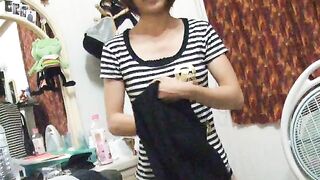 台灣短髮美眉與男友同居性愛自拍 反差妹毛多穴嫩無套愛愛-11