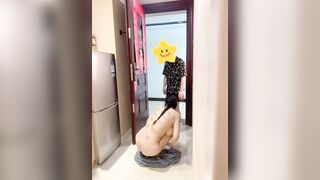 巨乳騷妻『茵茵』痴女開門求愛