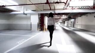 台灣黑傑克 Blackxxxx21-嬌羞短髮OL-停車場公廁內射