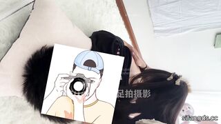 【印像足拍】洛麗塔服 漂亮的蘿莉學生妹 貼心做服務