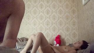 短髮小美人與男友激情啪啪，被調教成母狗5