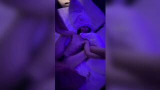 顏值情侶私拍洩密 金絲眼鏡娘戴上項圈狗鏈 高貴又淫蕩-14