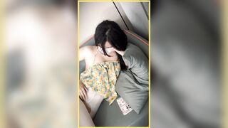 大奶甜美白皙妹【晚晚】-穿著情趣制服被各種體位強上猛乾-17