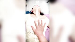 大奶甜美白皙妹【晚晚】-穿著情趣制服被各種體位強上猛乾-16